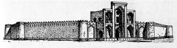 20. Мечеть в Исфахане. Постройка XI в., декор 1310 г. Интерьер