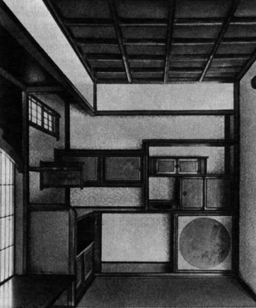 58. Императорская загородная вилла Кацура в Киото. XVII в. Интерьер жилого помещения