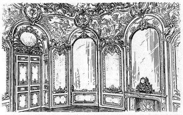 131. Салон особняка де Субиз в Париже. Дкор арх. Ж. Боффрана, 1730 г.