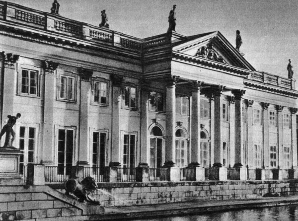 134. Дворец в Варшаве. 1788 г. Арх. Д. Мерлини