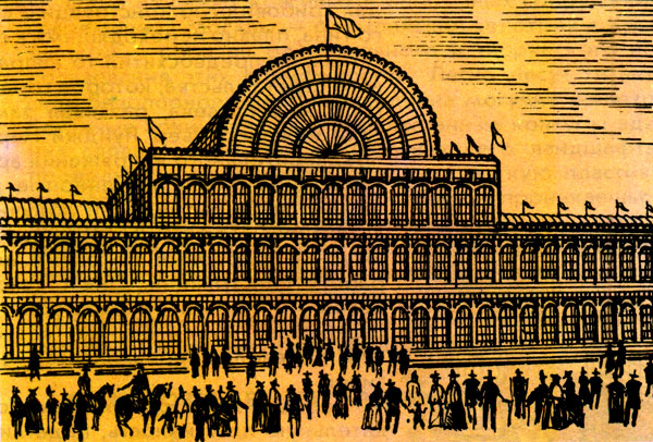 Хрустальный дворец в Лондоне — начало архитектуры стекла и металла (1851 г.)