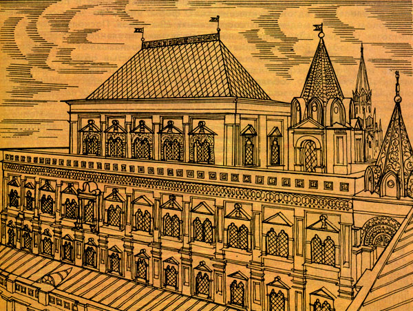 Орнамент в архитектуре. Теремной дворец в Московском Кремле
