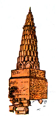 Башня Шах-Шибаб в Багдаде, XIII в.