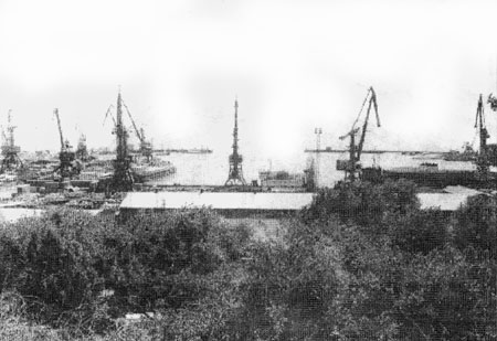 Современный вид Таганрогского порта