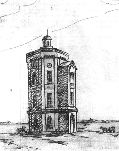Водонапорная башня в Ростове, 1898 г.