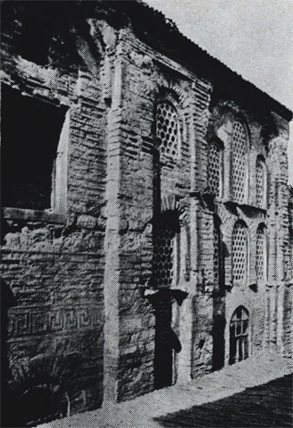 Константинополь. Церковь христа Всевидящего. Южный фасад