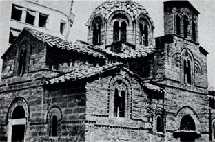 афины. Церковь Феодоров, серед. XI в. Вид с юго-запада