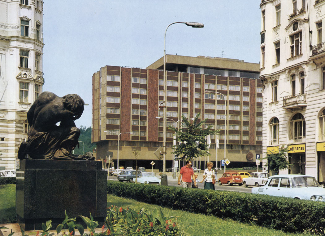 The Inter-Continental Hotel, built to a design by Karel Filsak, was opened to the public in 1974. At the present time it is in every respect the most up-to-date and representative of Prague hotels.