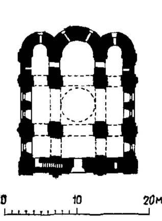 Смоленск. Петропавловская церковь, 1146 г. План
