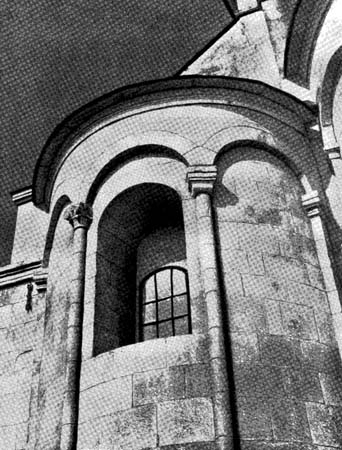 Галич. Церковь Пантелеймона. XII в. Фрагмент апсиды