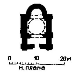Ильинская церковь. XII в. План